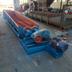 Chute ore washer