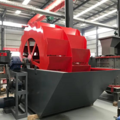 Bucket wheel sand washer